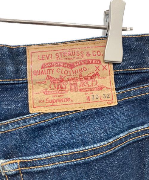 SUPREME（シュプリーム）SUPREME (シュプリーム) LEVI'S (リーバイス) 505 Zip Fly Jean Leopard インディゴ サイズ:W30の古着・服飾アイテム