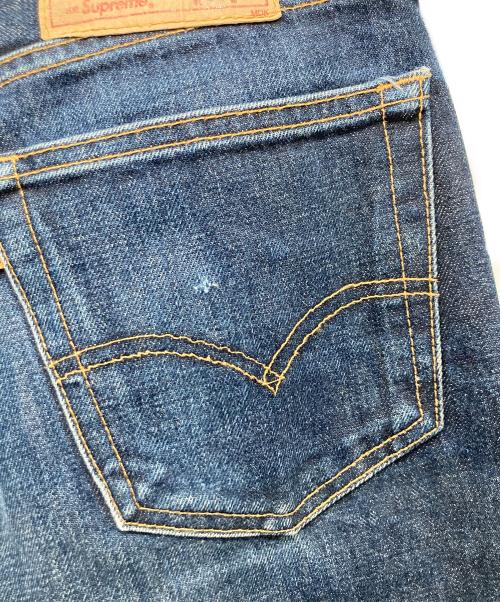 SUPREME（シュプリーム）SUPREME (シュプリーム) LEVI'S (リーバイス) 505 Zip Fly Jean Leopard インディゴ サイズ:W30の古着・服飾アイテム