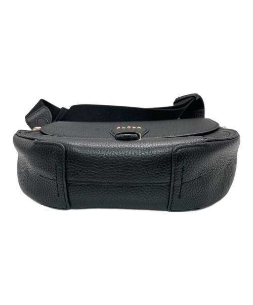 FURLA（フルラ）FURLA (フルラ) ウラニア レザーショルダーバッグ ブラックの古着・服飾アイテム