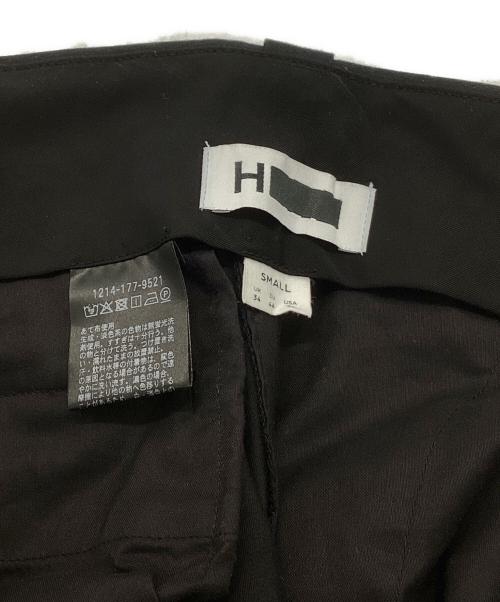 H BEAUTY&YOUTH（エイチ ビューティー&ユース）H BEAUTY&YOUTH (エイチ ビューティー&ユース) ピーチスキン チノパンツ プリーツパンツ ブラック サイズ:Sの古着・服飾アイテム