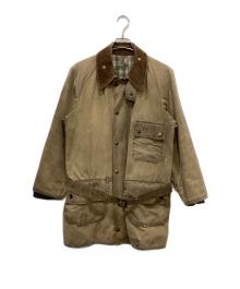 Barbour（バブアー）の古着「SOLWAY ZIPPER ワックスドジャケット」｜ブラウン