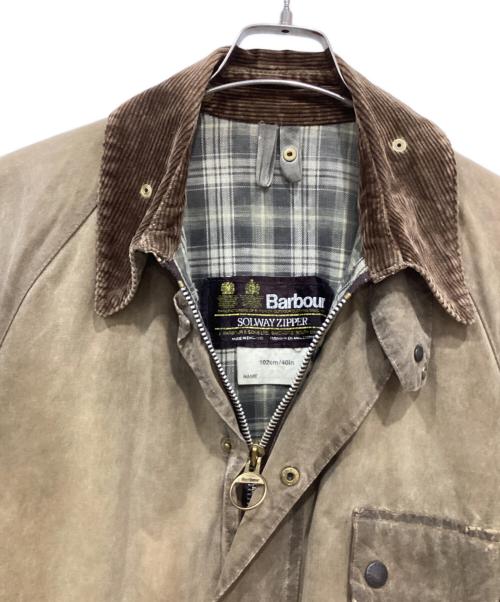 Barbour（バブアー）Barbour (バブアー) SOLWAY ZIPPER ワックスドジャケット ブラウン サイズ:40の古着・服飾アイテム