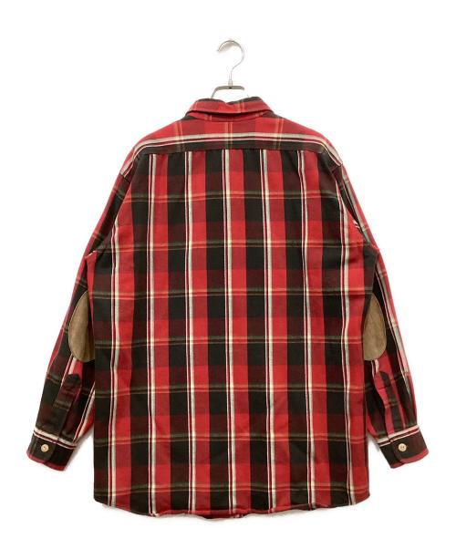 POLO RALPH LAUREN（ポロ・ラルフローレン）POLO RALPH LAUREN (ポロ・ラルフローレン) DUNGAREE WORKSHIRT レッド サイズ:Lの古着・服飾アイテム