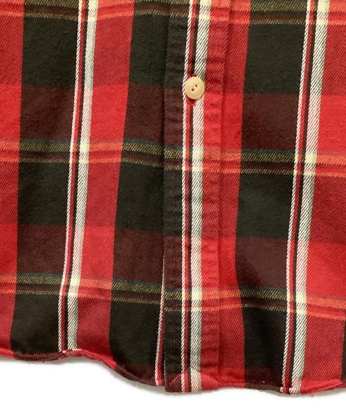 POLO RALPH LAUREN（ポロ・ラルフローレン）POLO RALPH LAUREN (ポロ・ラルフローレン) DUNGAREE WORKSHIRT レッド サイズ:Lの古着・服飾アイテム