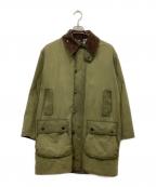 Barbourバブアー）の古着「BORDER JACKET」｜カーキ