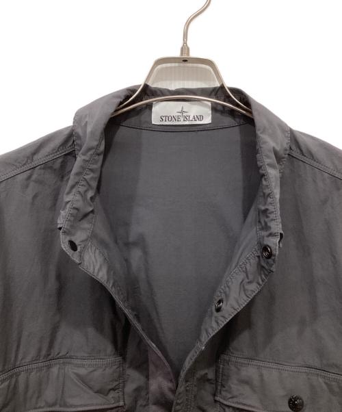 STONE ISLAND（ストーンアイランド）STONE ISLAND (ストーンアイランド) Over Shirt　25SS グレー サイズ:XXLの古着・服飾アイテム