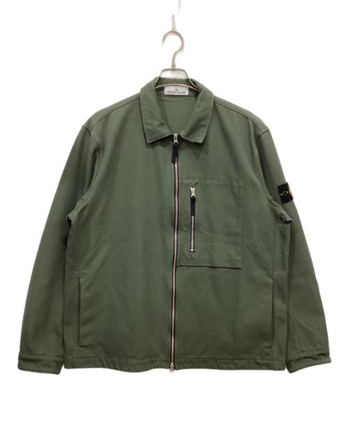 STONE ISLAND（ストーンアイランド）STONE ISLAND (ストーンアイランド) Shirt Jacket　24AW グリーン サイズ:XXLの古着・服飾アイテム