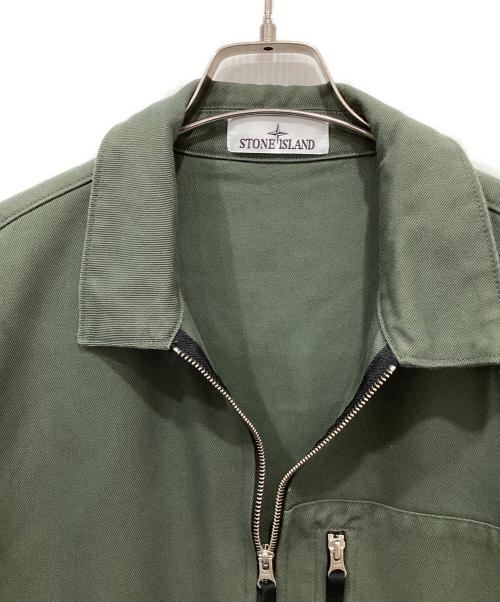 STONE ISLAND（ストーンアイランド）STONE ISLAND (ストーンアイランド) Shirt Jacket　24AW グリーン サイズ:XXLの古着・服飾アイテム