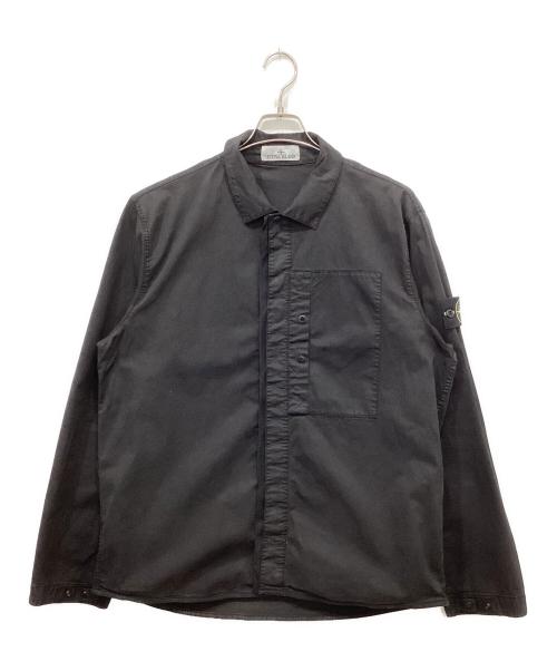 STONE ISLAND（ストーンアイランド）STONE ISLAND (ストーンアイランド) Over Shirt ブラック サイズ:XXLの古着・服飾アイテム
