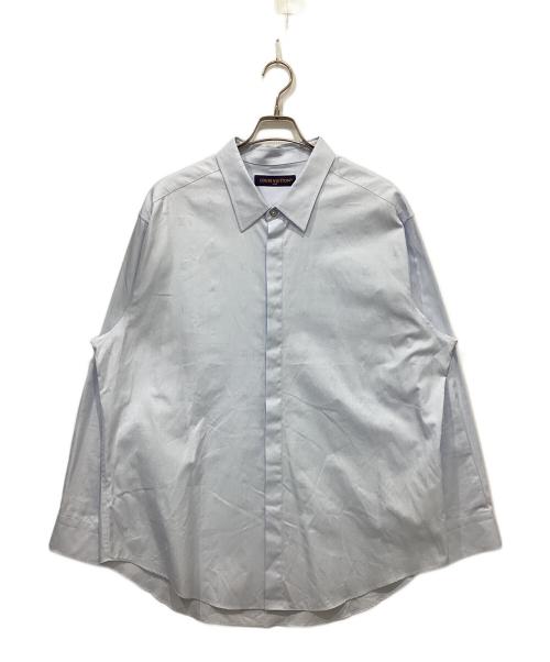LOUIS VUITTON（ルイ ヴィトン）LOUIS VUITTON (ルイ ヴィトン) モノグラム 長袖シャツ ライトブルー サイズ:5Lの古着・服飾アイテム