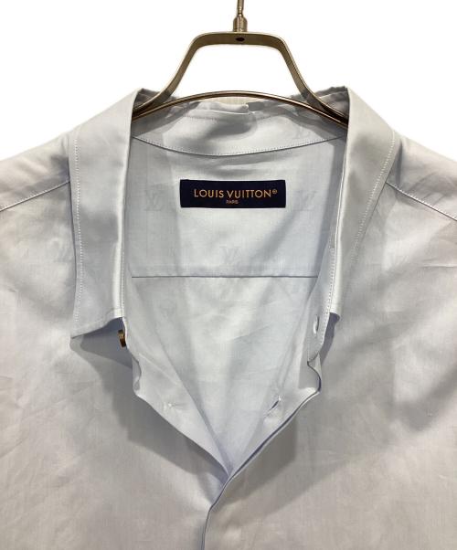 LOUIS VUITTON（ルイ ヴィトン）LOUIS VUITTON (ルイ ヴィトン) モノグラム 長袖シャツ ライトブルー サイズ:5Lの古着・服飾アイテム