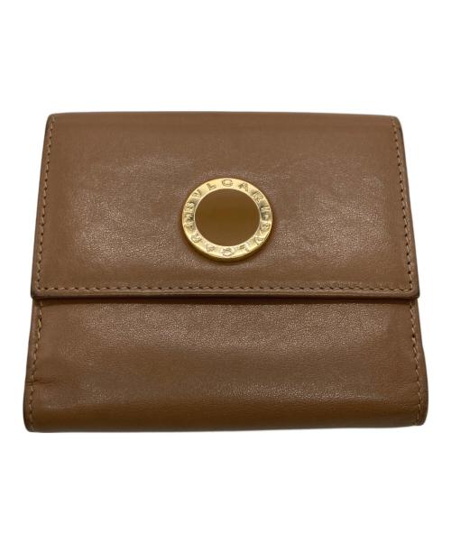 BVLGARI（ブルガリ）BVLGARI (ブルガリ) 3つ折り財布 ブラウンの古着・服飾アイテム