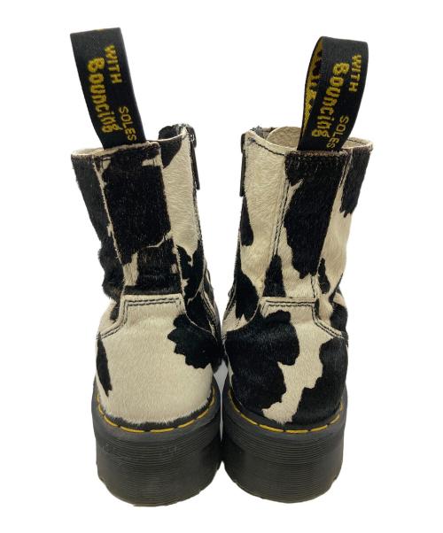 Dr.Martens（ドクターマーチン）Dr.Martens (ドクターマーチン) Jadon 8-Eye Boot COW ホワイト×ブラック サイズ:UK7の古着・服飾アイテム