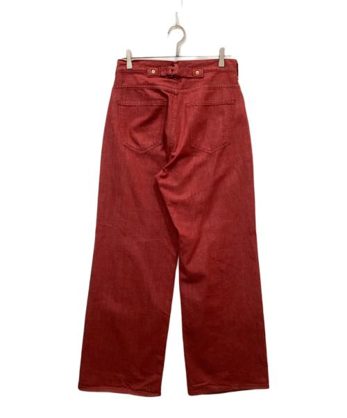 Tu es mon TRESOR（トゥ エ モン トレゾア）Tu es mon TRESOR (トゥ エ モン トレゾア) THE TOPAZ Jean レッド サイズ:W28の古着・服飾アイテム
