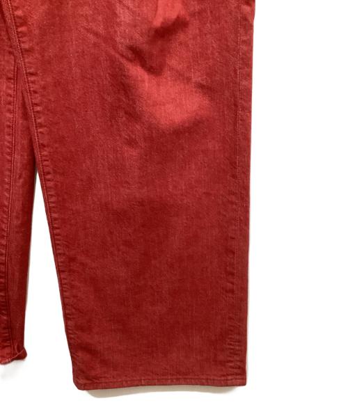 Tu es mon TRESOR（トゥ エ モン トレゾア）Tu es mon TRESOR (トゥ エ モン トレゾア) THE TOPAZ Jean レッド サイズ:W28の古着・服飾アイテム