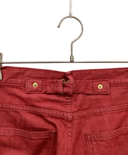 Tu es mon TRESOR（トゥ エ モン トレゾア）Tu es mon TRESOR (トゥ エ モン トレゾア) THE TOPAZ Jean レッド サイズ:W28の古着・服飾アイテム