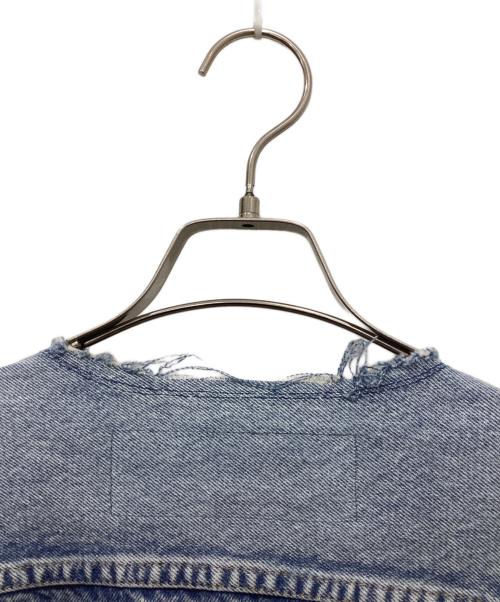 INSCRIRE（アンスクリア）INSCRIRE (アンスクリア) デニムジップジャケット インディゴ サイズ:38の古着・服飾アイテム