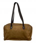 TOUT Y ESTトゥティエ）の古着「SAC LOQUET SUEDE BROWN」｜ブラウン