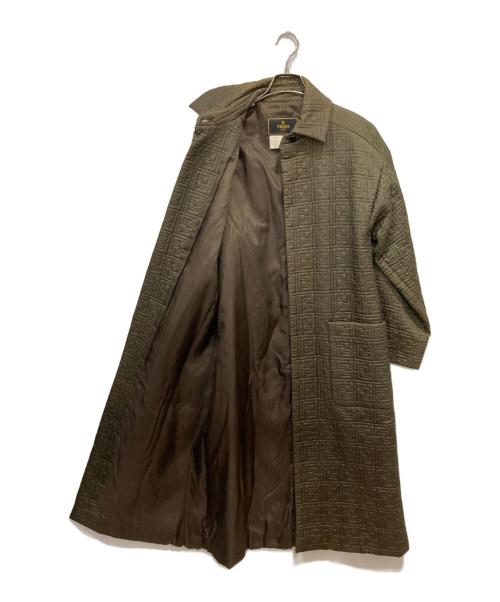 FENDI（フェンディ）FENDI (フェンディ) ズッカ柄キルティングコート カーキ サイズ:38の古着・服飾アイテム