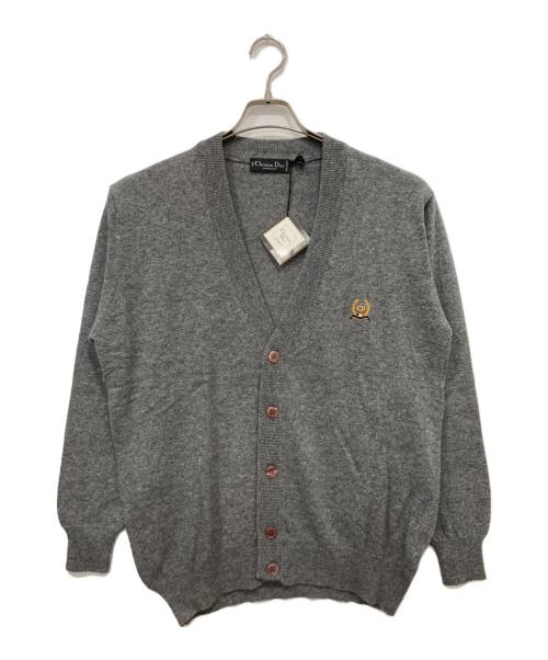 Christian Dior（クリスチャン ディオール）Christian Dior (クリスチャン ディオール) ニットカーディガン グレー サイズ:50 未使用品の古着・服飾アイテム