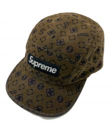 SUPREME（シュプリーム）の古着「Flocked Denim Camp Cap」｜カーキ