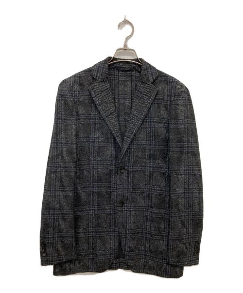 Pilgrim（ピルグリム）Pilgrim (ピルグリム) リングツイード シングルブレステッド2Bジャケット グレー サイズ:44の古着・服飾アイテム