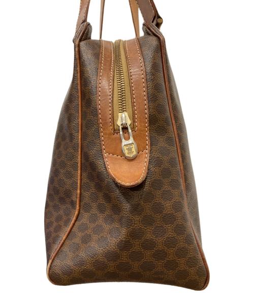 CELINE（セリーヌ）CELINE (セリーヌ) マカダム柄ショルダーバッグ ブラウンの古着・服飾アイテム