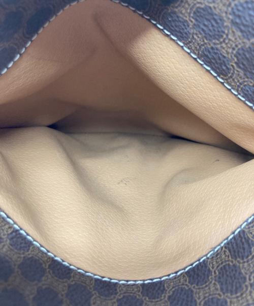 CELINE（セリーヌ）CELINE (セリーヌ) マカダム柄ショルダーバッグ ブラウンの古着・服飾アイテム