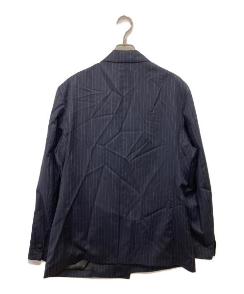 ZARA（ザラ）ZARA (ザラ) SOSHIOTSUKI (ソウシ オオツキ) ピンストライプ柄スーツブレザー ネイビー サイズ:48の古着・服飾アイテム