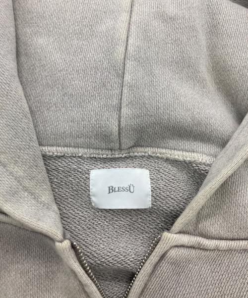 BLESS U（ブレスユー）BLESS U (ブレスユー) Pigment Zip Hoodie グレー サイズ:Lの古着・服飾アイテム