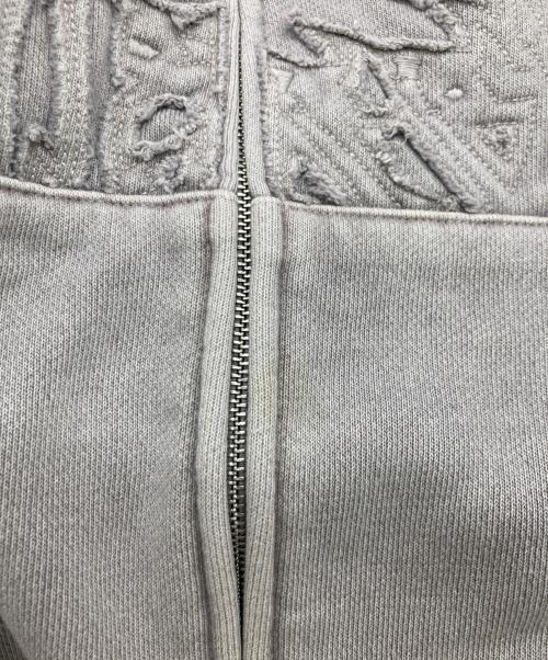 BLESS U（ブレスユー）BLESS U (ブレスユー) Pigment Zip Hoodie グレー サイズ:Lの古着・服飾アイテム