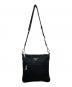 PRADA (プラダ) ナイロンショルダーバッグ ブラック：42000円
