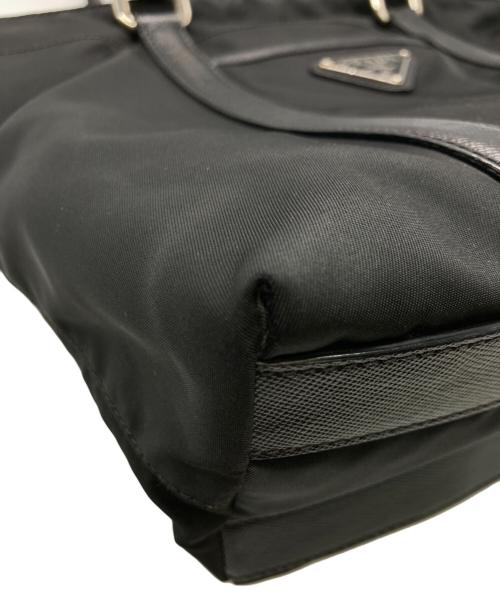 PRADA（プラダ）PRADA (プラダ) ナイロントートバッグ ブラックの古着・服飾アイテム