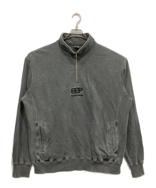 THE BLACK EYE PATCH（ブラックアイパッチ）THE BLACK EYE PATCH (ブラックアイパッチ) Supercar Half Zip Sweat グレー サイズ:XLの古着・服飾アイテム