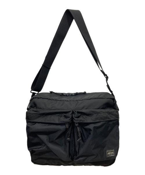 PORTER（ポーター）PORTER (ポーター) FORCE  SHOULDER BAG ブラックの古着・服飾アイテム