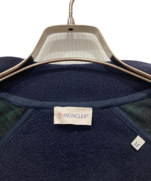 MONCLER（モンクレール）MONCLER (モンクレール) MAGLIA CARDIGAN ネイビー・ダークグリーン サイズ:Mの古着・服飾アイテム