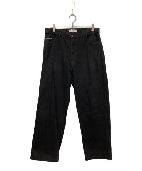 YARDSALE（ヤードセール）yardsale (ヤードセール) バギーデニムパンツ ブラック サイズ:Mの古着・服飾アイテム