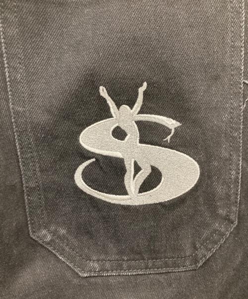 YARDSALE（ヤードセール）yardsale (ヤードセール) バギーデニムパンツ ブラック サイズ:Mの古着・服飾アイテム