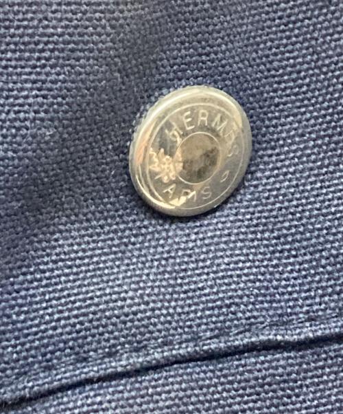 HERMES（エルメス）HERMES (エルメス) トートバッグ ネイビーの古着・服飾アイテム