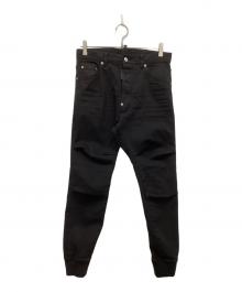 DSQUARED2（ディースクエアード）の古着「Track Denim Pant」｜ブラック