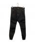 DSQUARED2（ディースクエアード）の古着「Track Denim Pant」｜ブラック