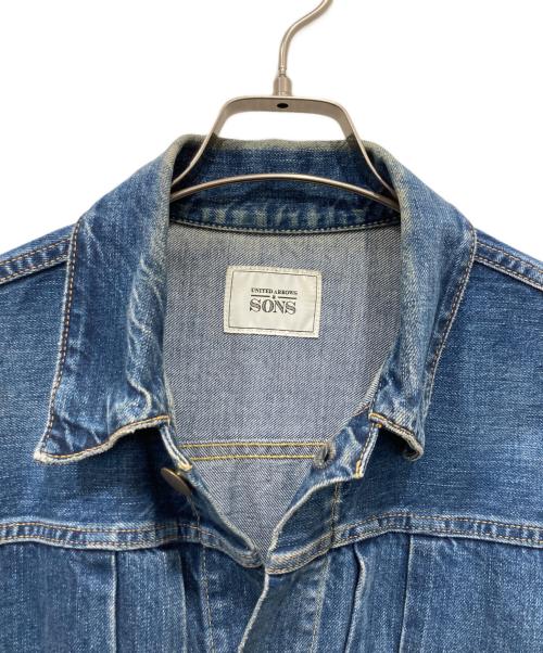 UNITED ARROWS & SONS（ユナイテッドアローズ＆サンズ）UNITED ARROWS & SONS (ユナイテッドアローズ＆サンズ) デニムジャケット インディゴ サイズ:36の古着・服飾アイテム