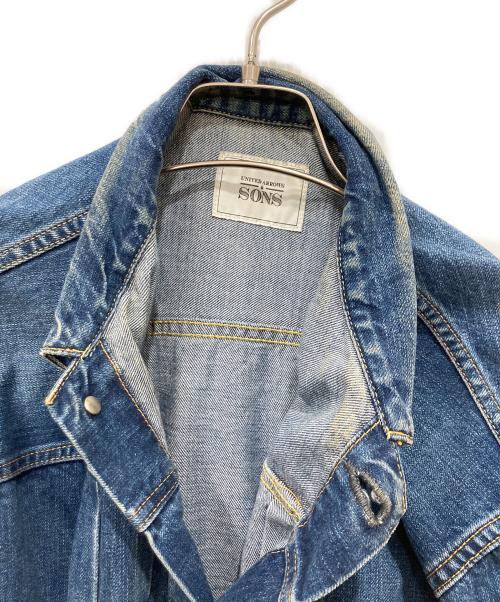 UNITED ARROWS & SONS（ユナイテッドアローズ＆サンズ）UNITED ARROWS & SONS (ユナイテッドアローズ＆サンズ) デニムジャケット インディゴ サイズ:36の古着・服飾アイテム