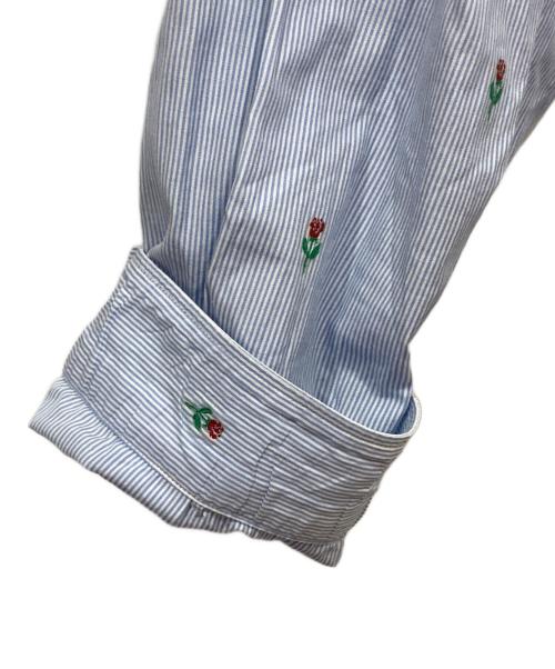 GUCCI（グッチ）GUCCI (グッチ) クレリックシャツ ブルー サイズ:41/16の古着・服飾アイテム