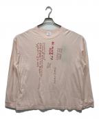 PARMANENTパーマネント）の古着「L/S TEE」｜ピンク
