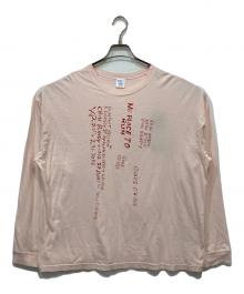 PARMANENT（パーマネント）の古着「L/S TEE」｜ピンク