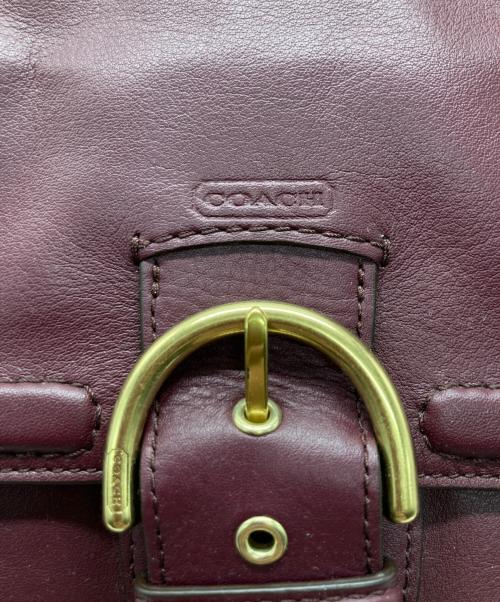 COACH（コーチ）COACH (コーチ) ハンドバッグ パープルの古着・服飾アイテム