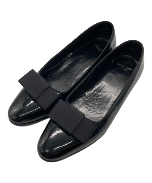 Saint Laurent Paris（サンローランパリ）Saint Laurent Paris (サンローランパリ) エナメルパンプス ブラック サイズ:36の古着・服飾アイテム