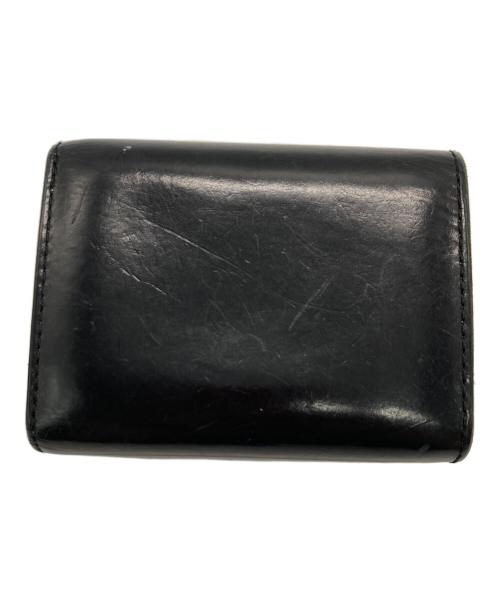 HENDER SCHEME（エンダースキーマ）Hender Scheme (エンダースキーマ) bellows wallet ブラック×ベージュの古着・服飾アイテム
