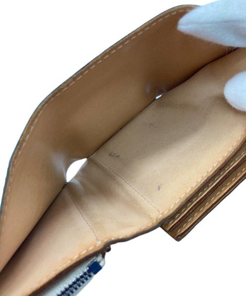 HENDER SCHEME（エンダースキーマ）Hender Scheme (エンダースキーマ) bellows wallet ブラック×ベージュの古着・服飾アイテム